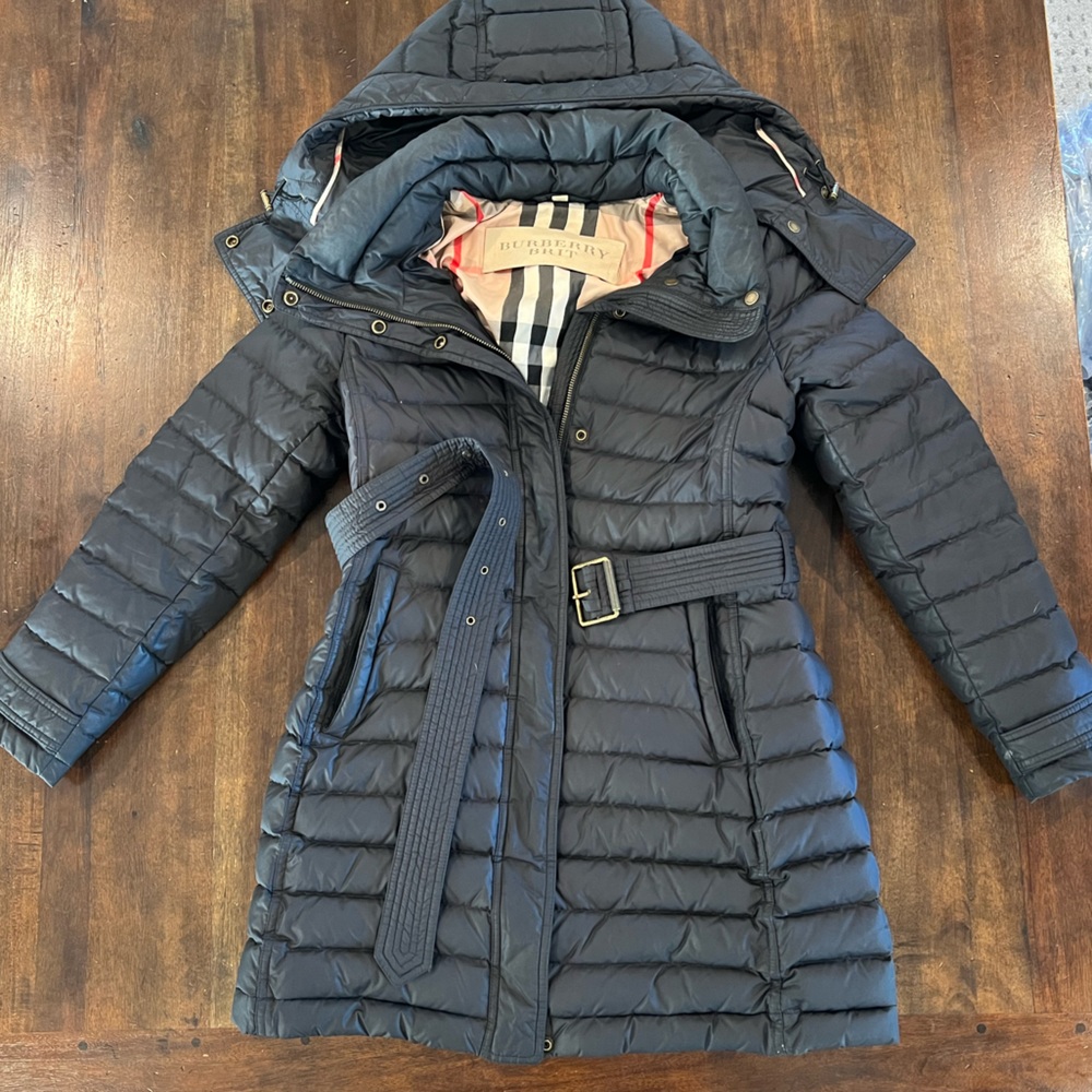 Burberry Brit Puffer jacket with hood